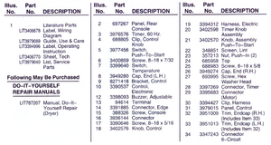 Sears Kenmore dryer p4 parts list.png