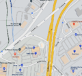 2019-10-05 GMap of area around 501 Diner.with highlight.png